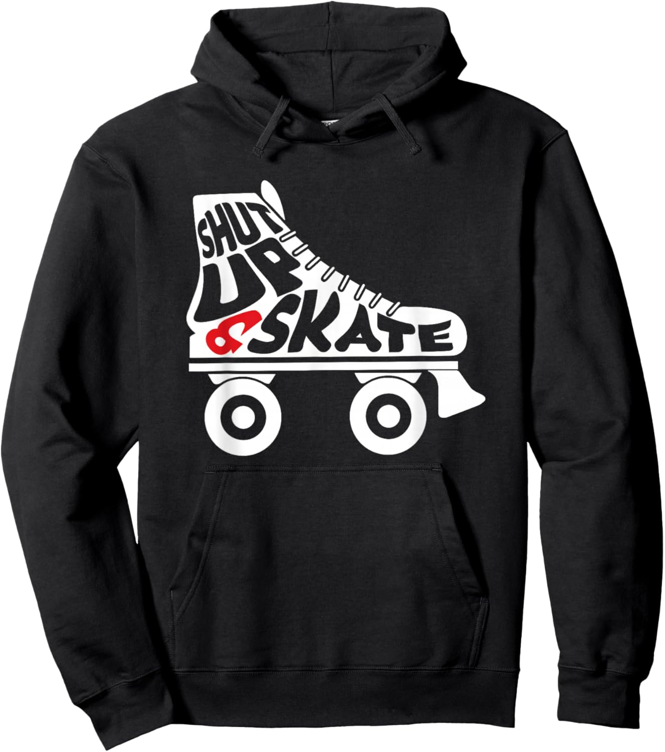 Inline Skater Sk8 Rollerblading Skate Skating Blades Gift Hoodie - Hoodie | Black