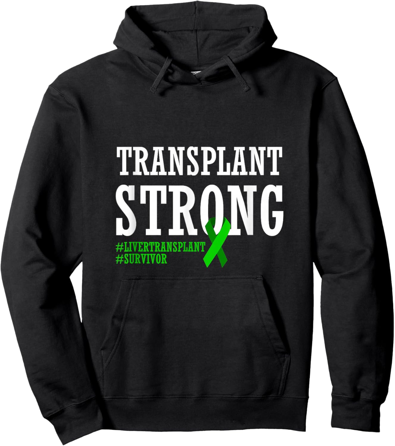 Transplant Survivor T Shirt Liver Recipient Recovery Gift Hoodie - Hoodie | Black