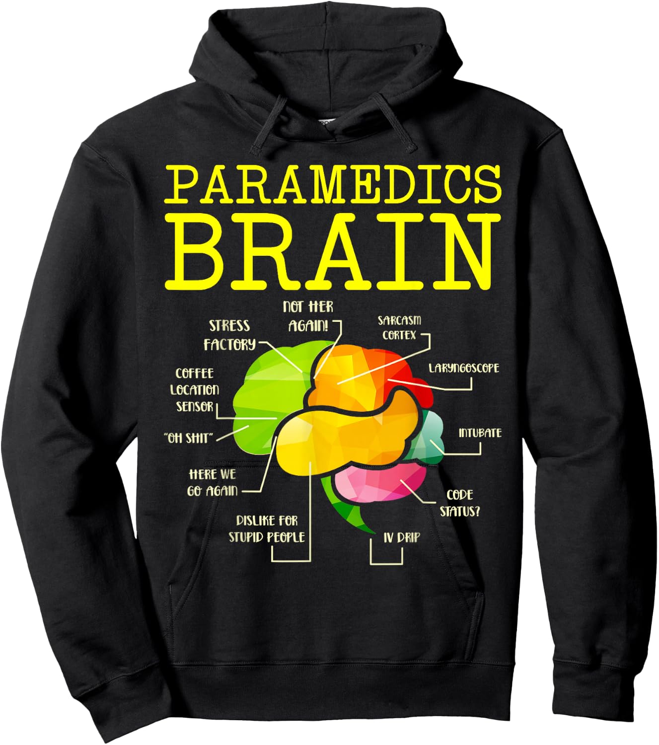 Paramedics Brain Doctor Hoodie - Hoodie | Black