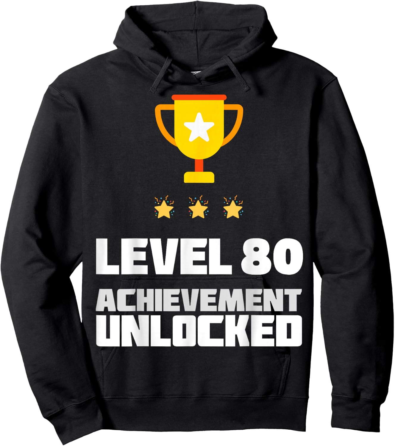 80th Birthday Funny 80 Year Old Birthday Hoodie - Hoodie | Black
