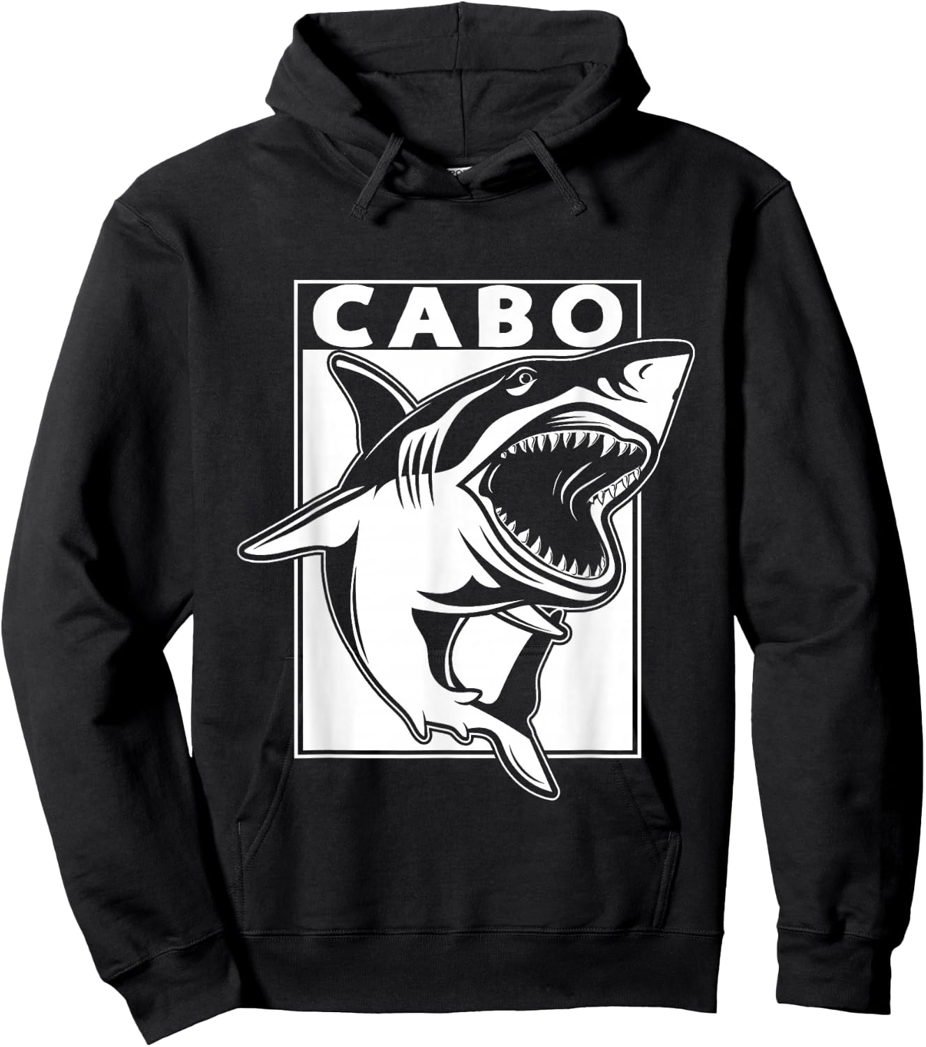 Cabo San Lucas, Mexico Souvneir Shark Hoodie - Hoodie | Black