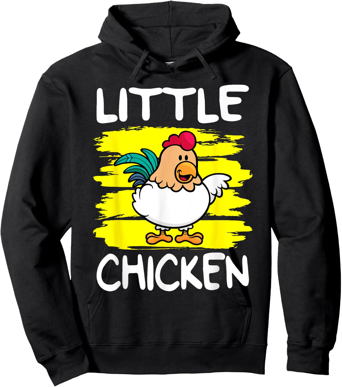 Little Chicken I Kids I Toddler Chicken Hoodie - Hoodie | Black