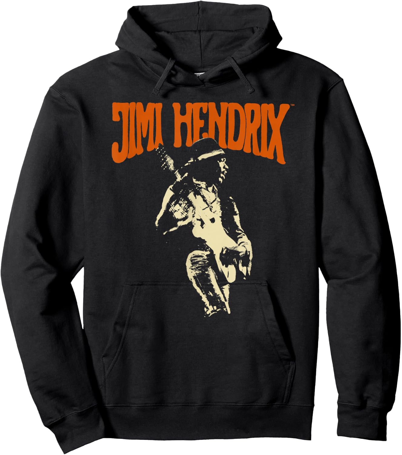 Jimi Hendrix , Men's Black Classic Fit Short Sleeve Cotton , Small Hoodie - Hoodie | Black