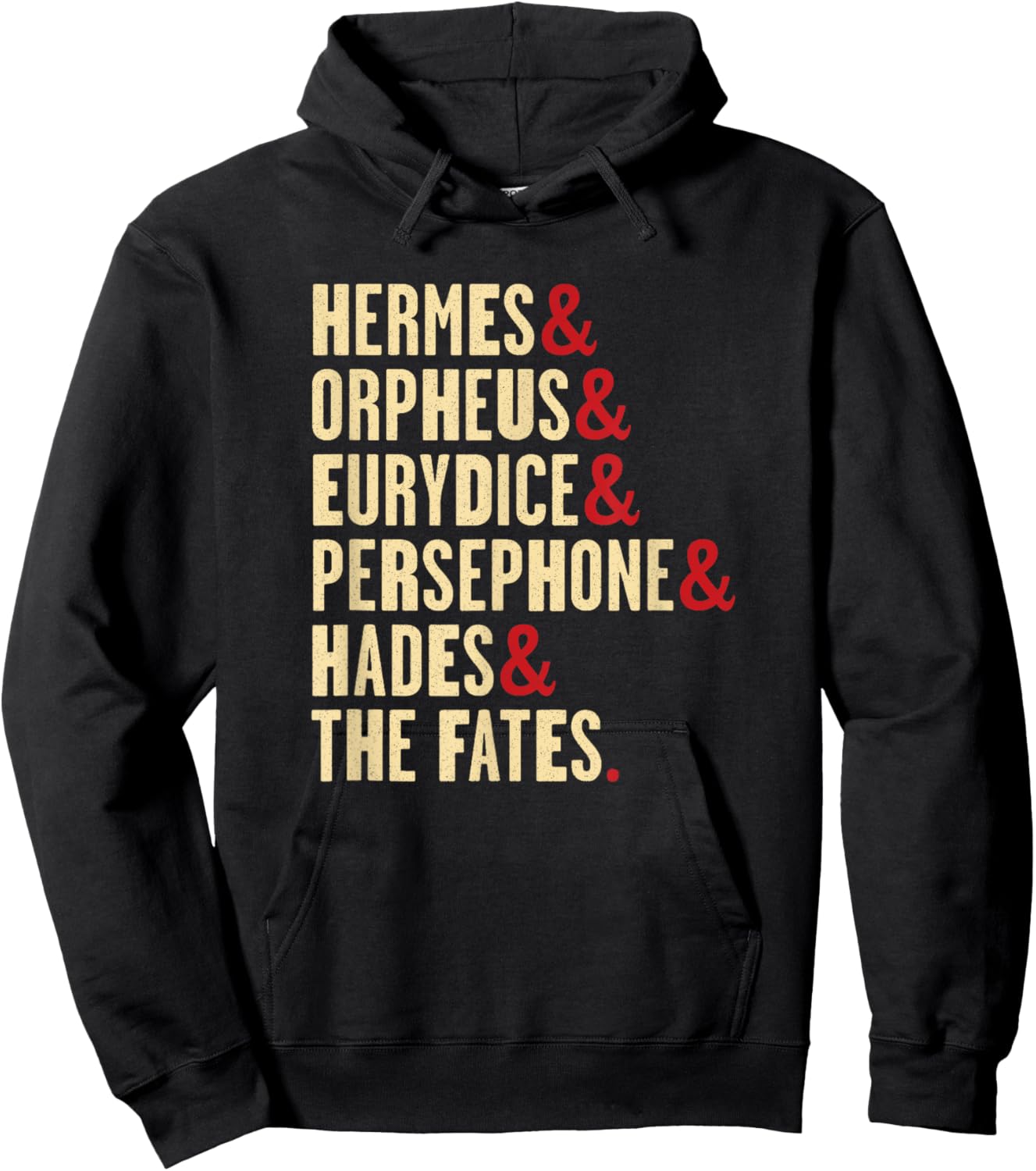 Hades & Persephone & Orpheus & Eurydice - Greek Mythology Hoodie - Hoodie | Black