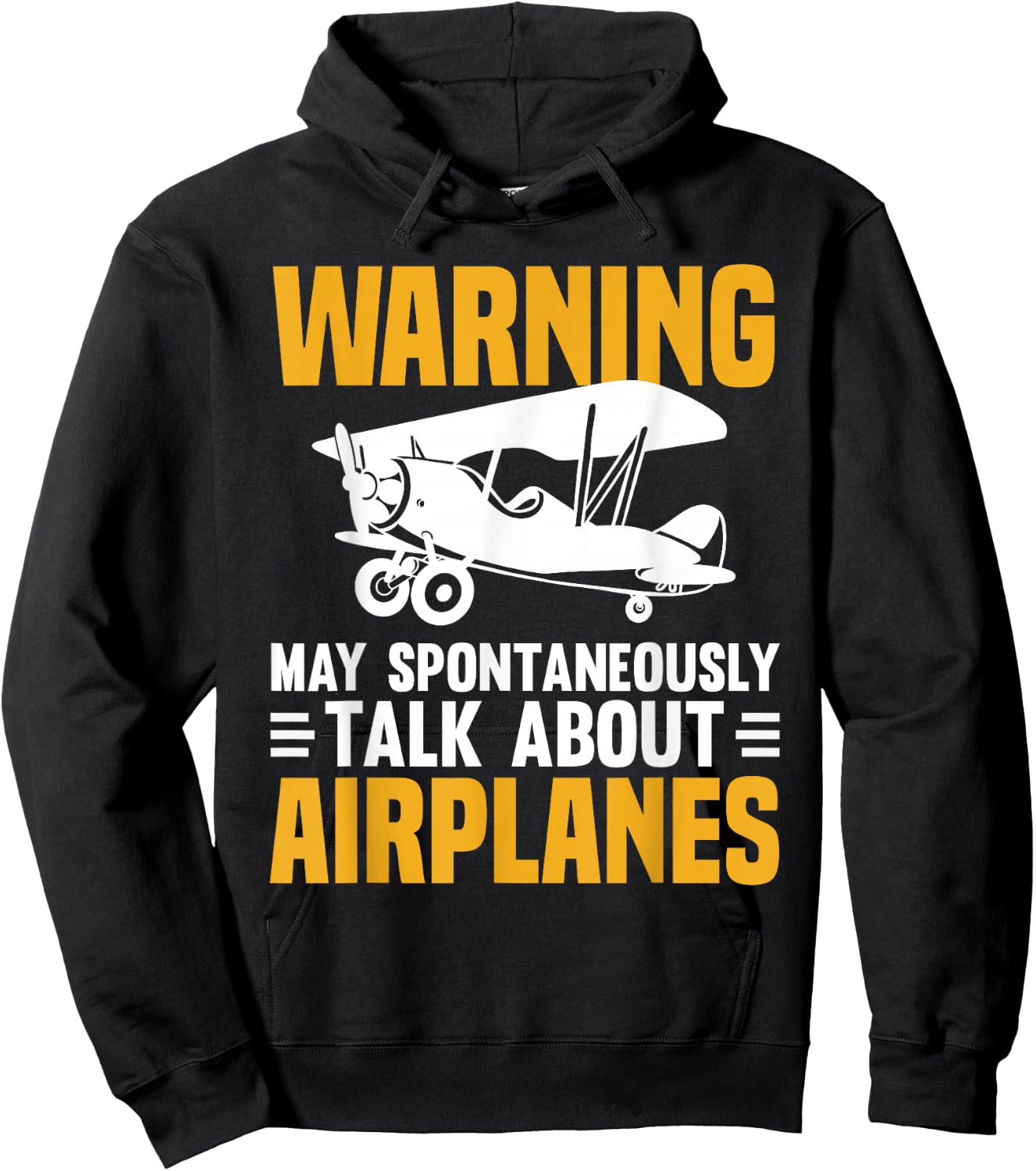 Funny Airplane Novelty Women Plane Aviation Pilot Hoodie - Hoodie | Black