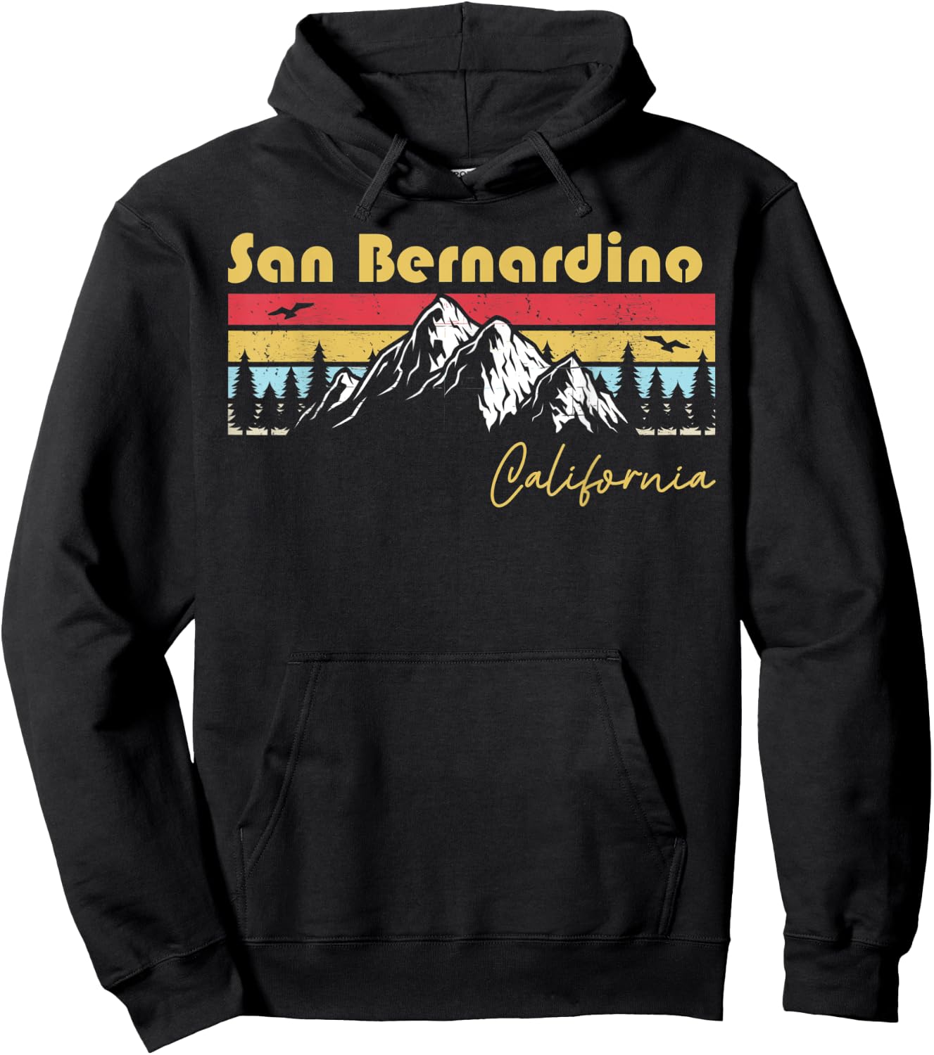 San Bernardino California Home California Roots Hometown Hoodie - Hoodie | Black