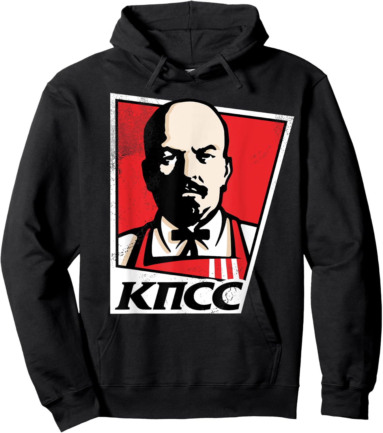 Colonel Lenin KPSS KFC Vladimir Lenin Colonel Sanders mashup Hoodie - Hoodie | Black