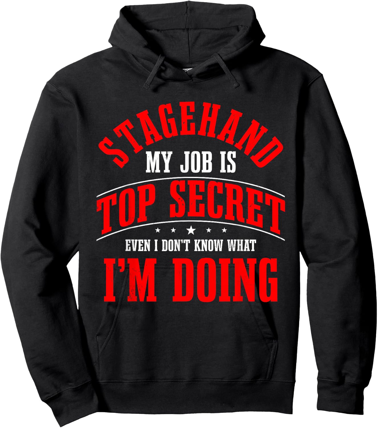 Stagehand Propman Worker Stage Technician Sceneshifter Hoodie - Hoodie | Black