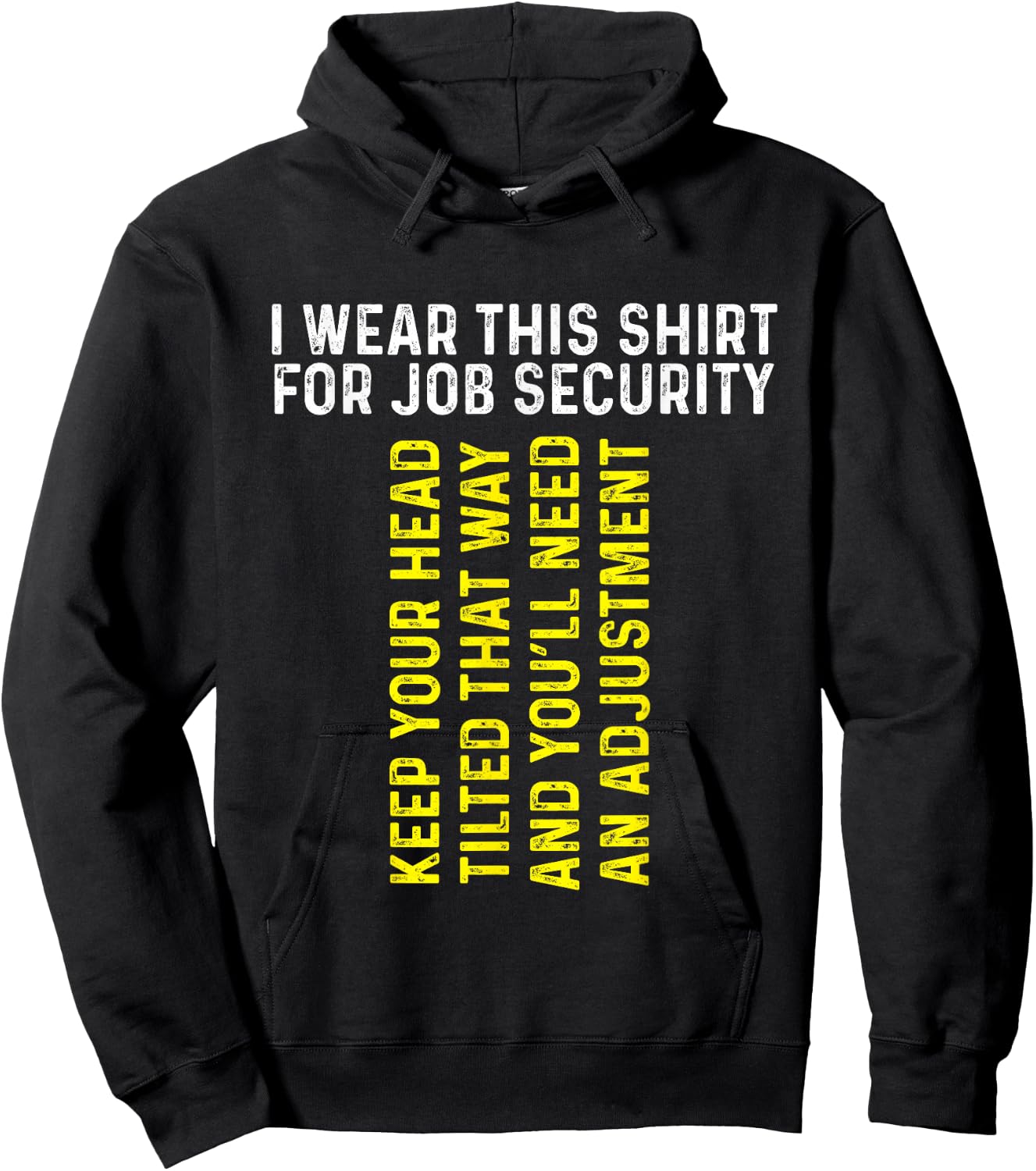 Funny Chiropractor Gift | Chiropractic Adjustment | Massage Hoodie - Hoodie | Black
