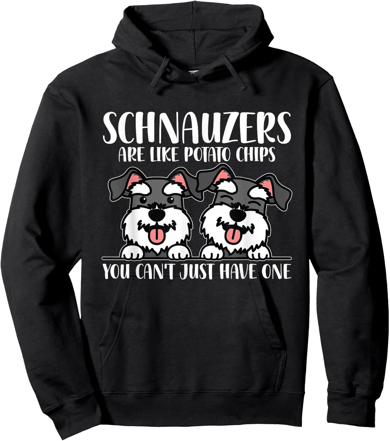 Schnauzers are Like Dog Owner Schnauzer Hoodie - Hoodie | Black
