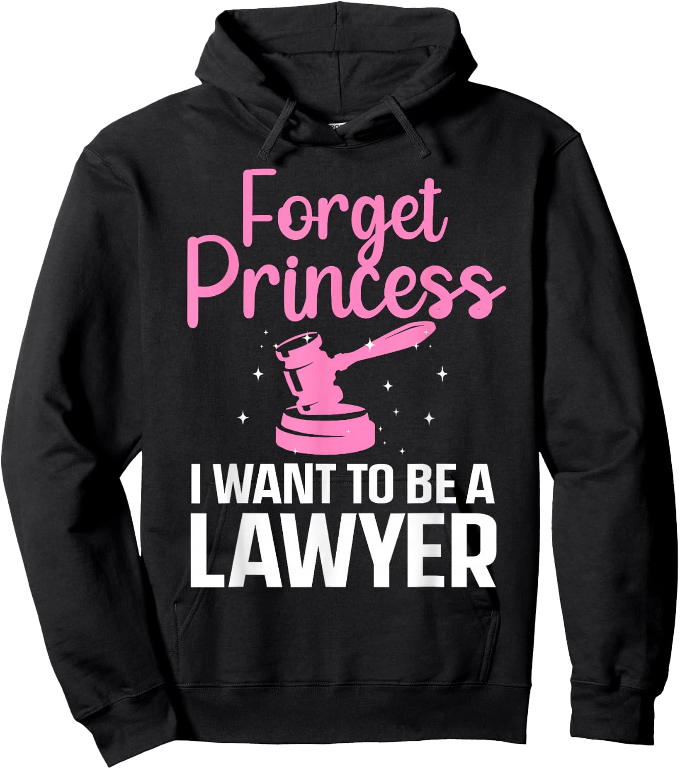Cute Lawyer Art Women Girls Law School Law Graduate Student Hoodie - Hoodie | Black