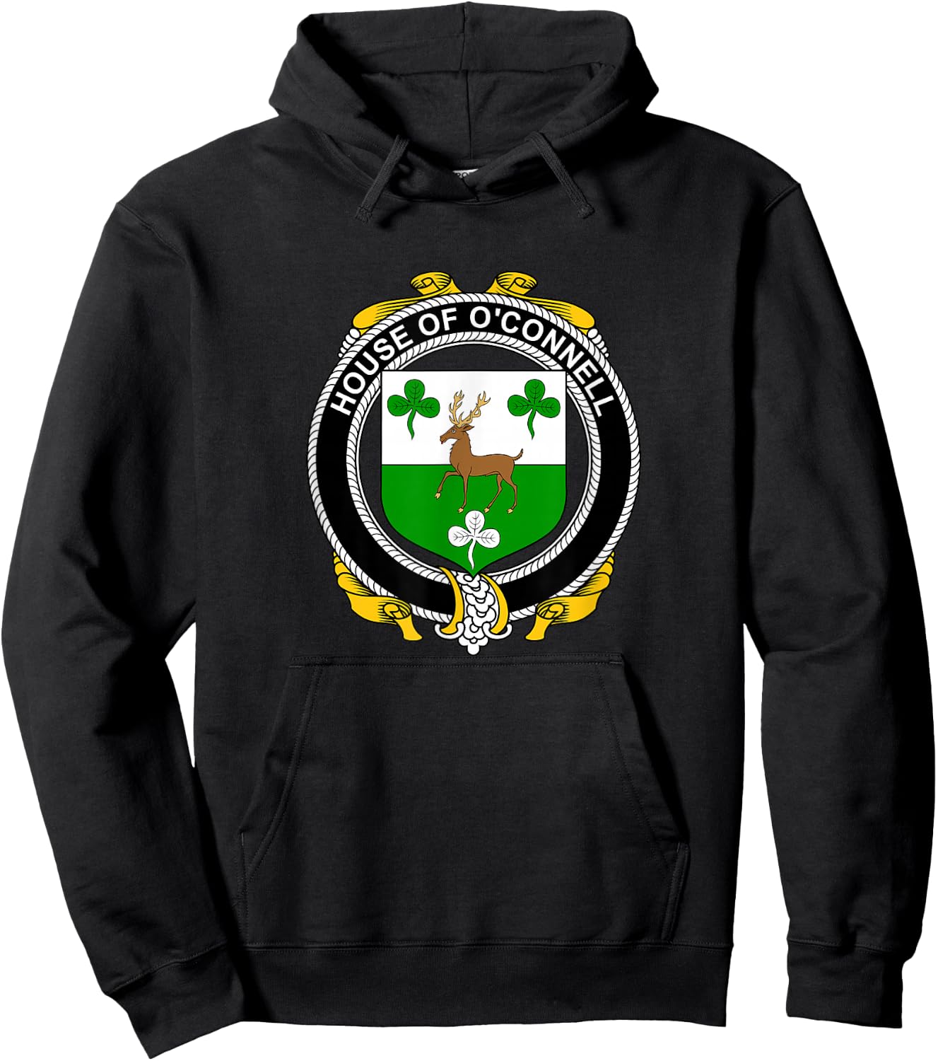 O'Connell Coat of Arms - Family Crest Hoodie - Hoodie | Black