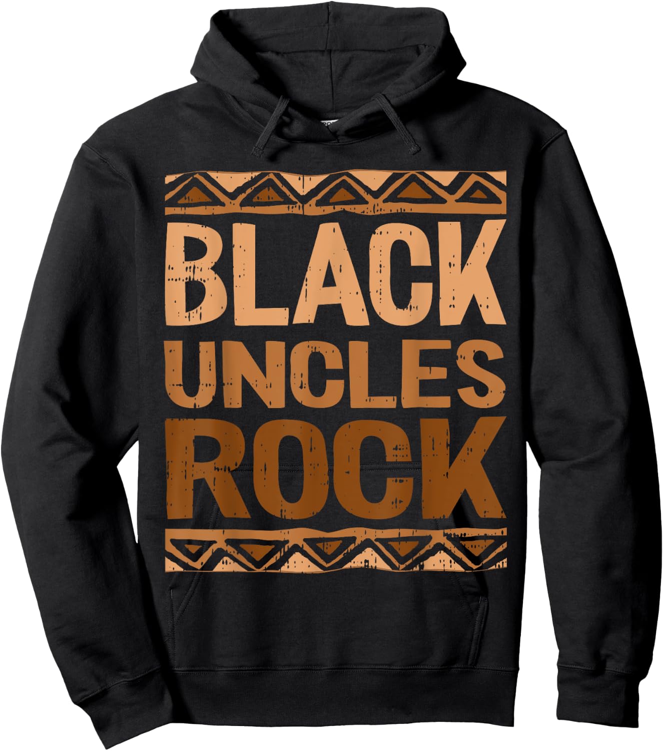 Black Uncle Rocks Black History Month BLM Melanin African Hoodie - Hoodie | Black
