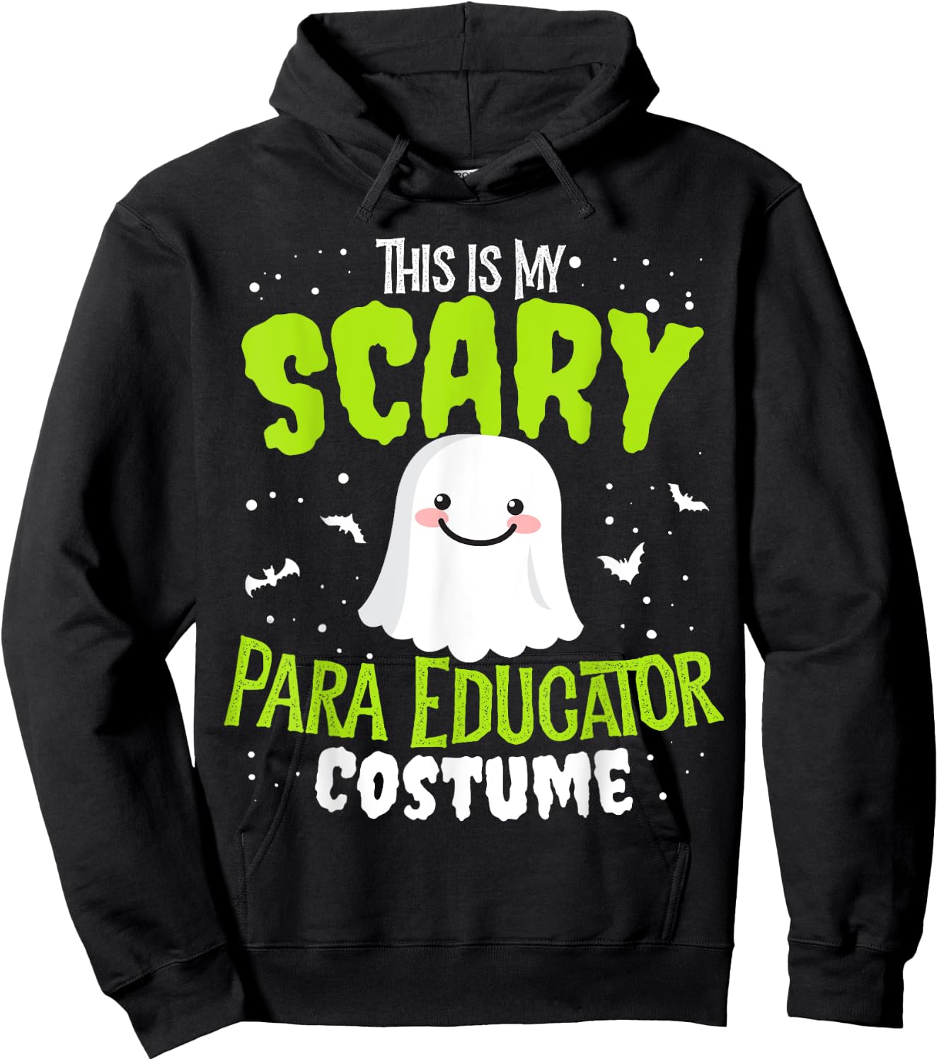 Funny PARA Educator Halloween Nothing Scares Easy Costume Hoodie - Hoodie | Black