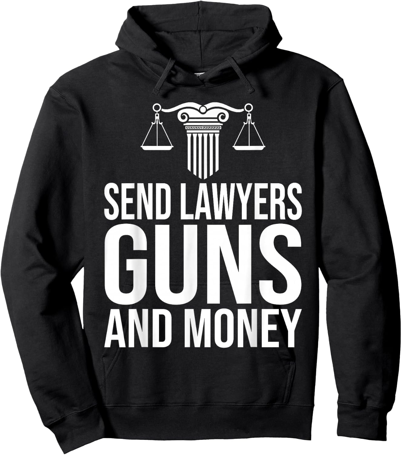 Send Lawyers Guns and Money Shirt Hoodie - Hoodie | Black