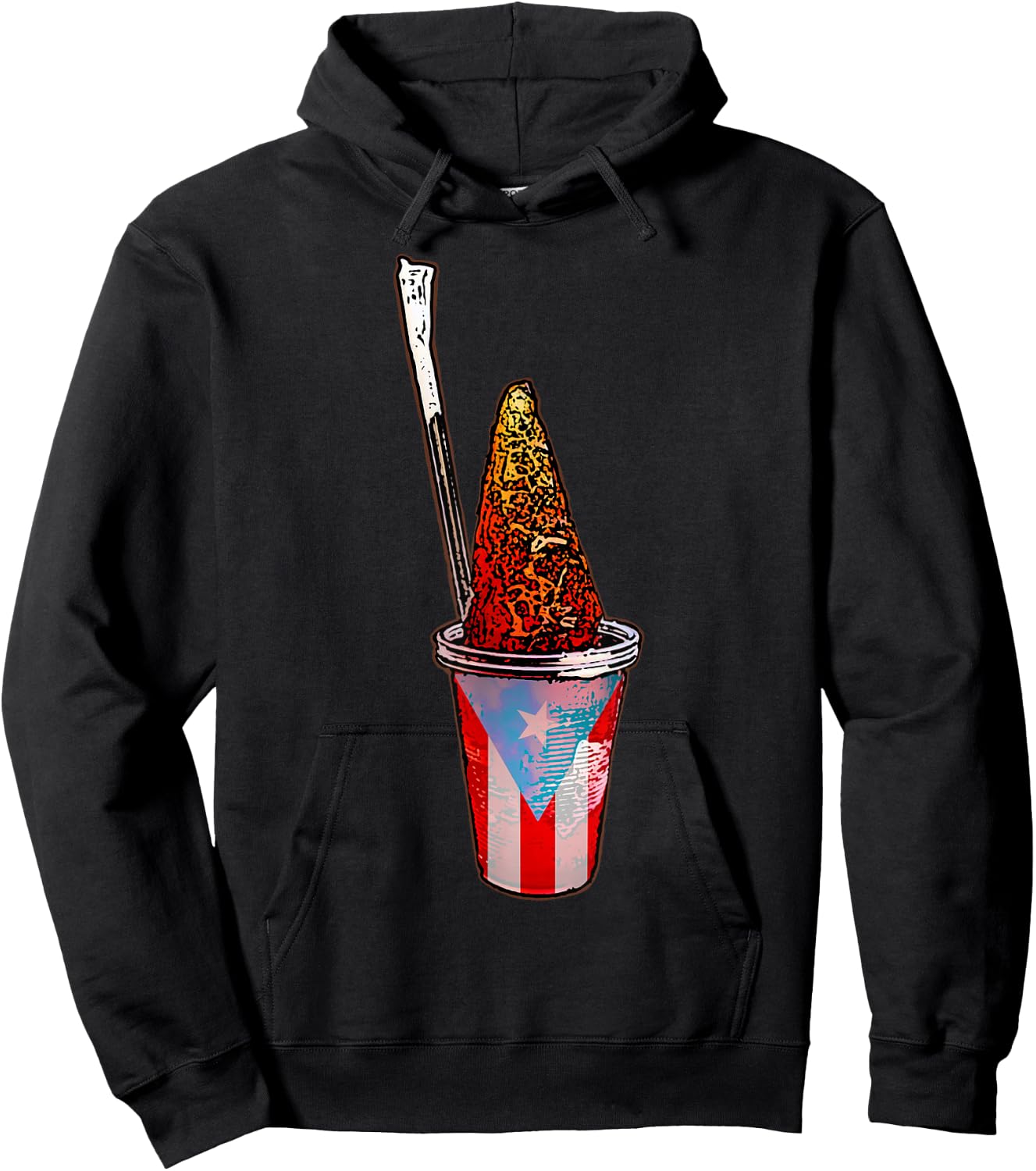 Puerto Rico Piraguas Boricua Culture, PR Flag Gift Hoodie - Hoodie | Black