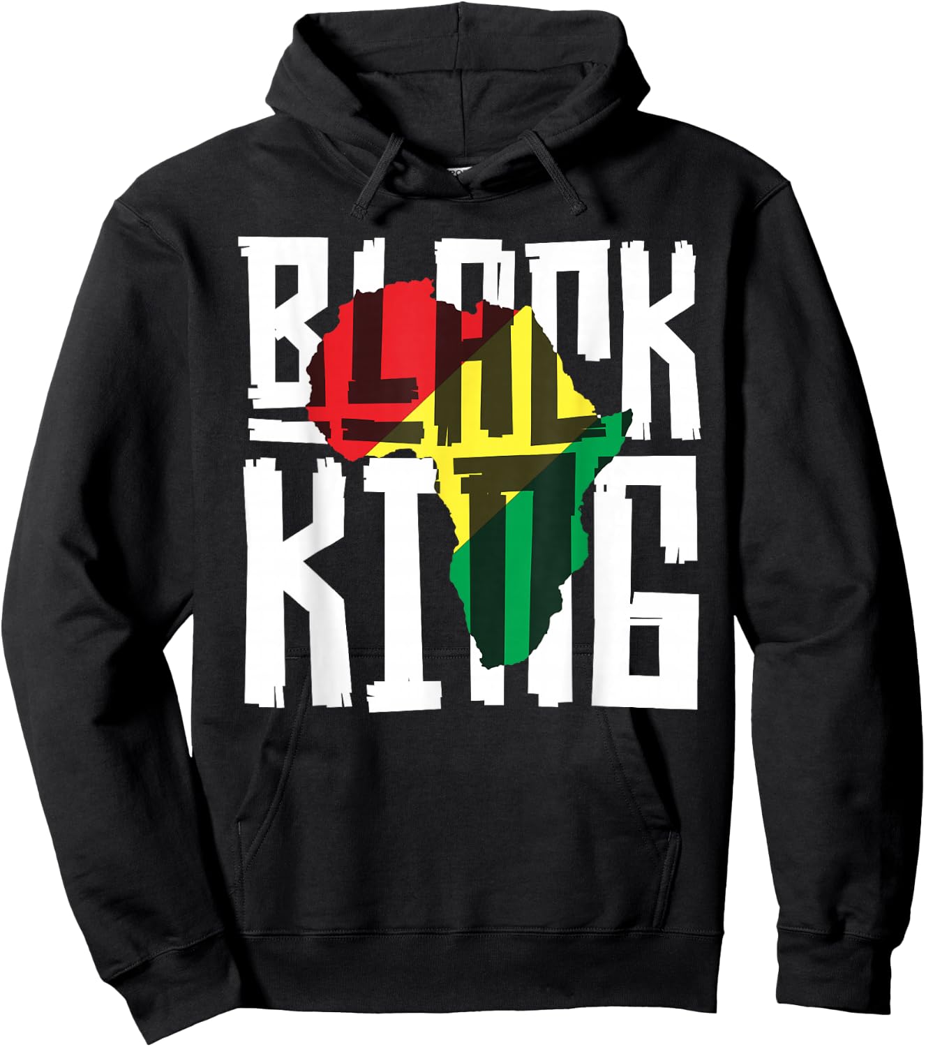 Black King for Boys Men History Month Africa Tribal Hoodie - Hoodie | Black