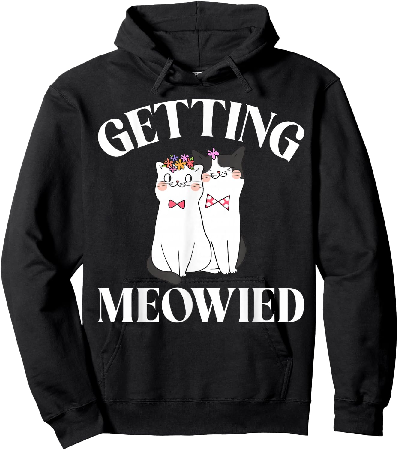 Getting Meowied Bride Hoodie - Hoodie | Black