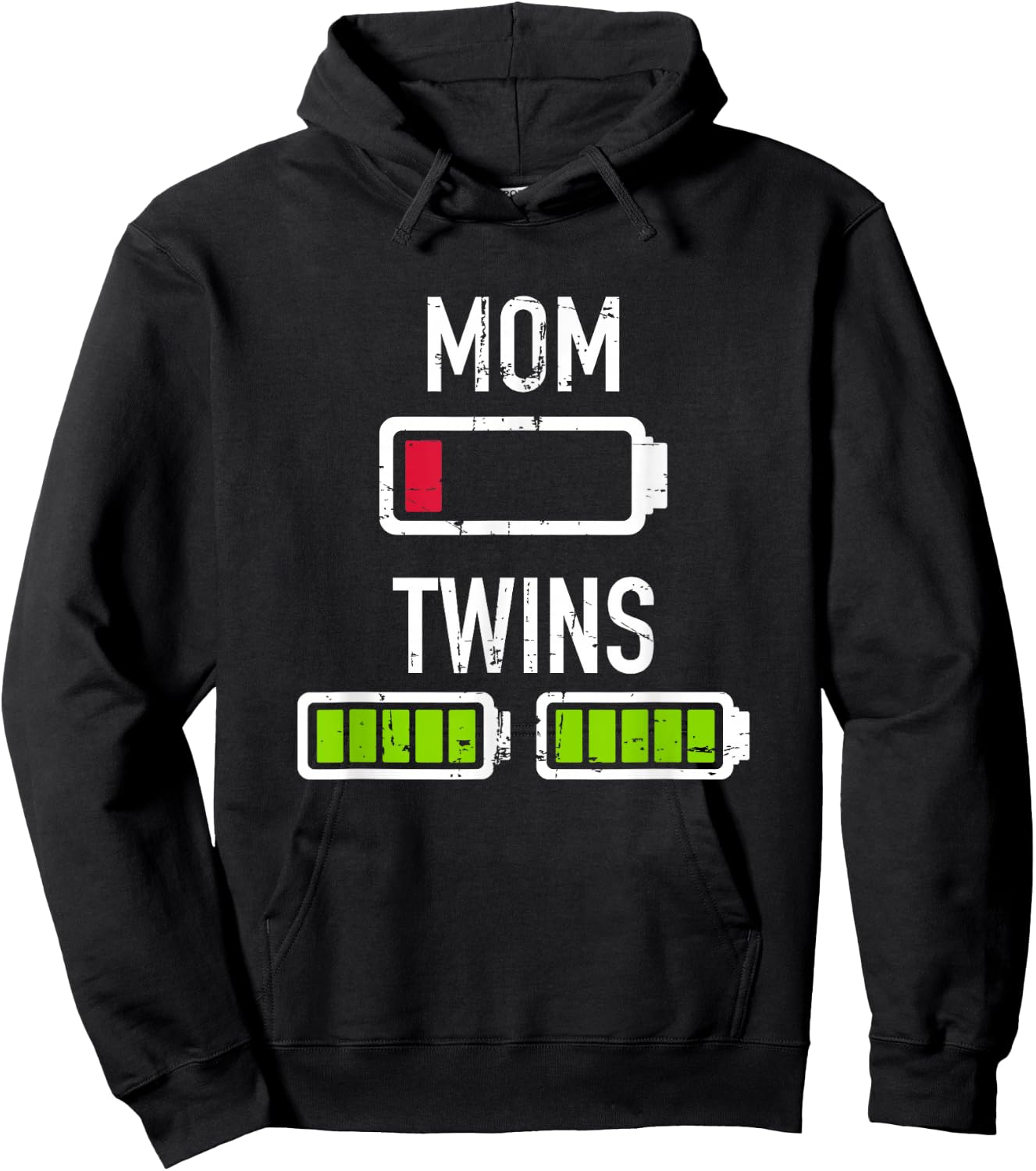 Twins Mama Battery Hoodie - Hoodie | Black
