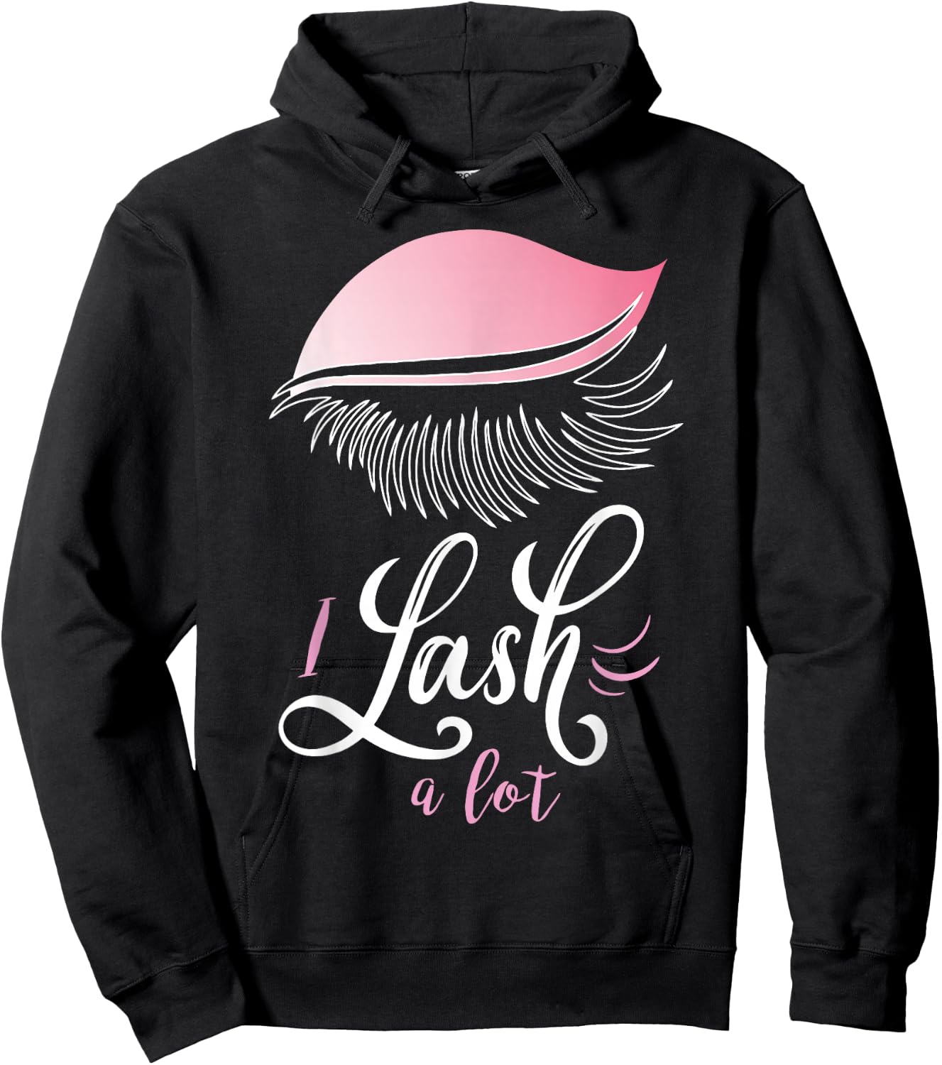 Eyelashes Lover Eye Lash Glasses Gift Hoodie - Hoodie | Black