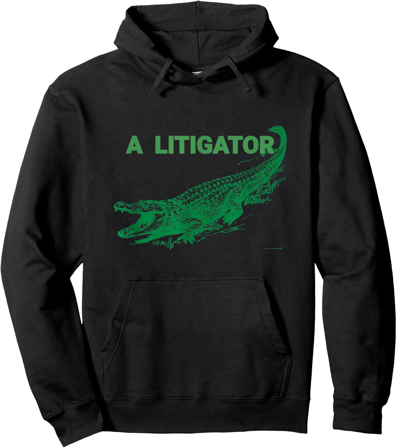 Funny Courtroom A Litigator Lawyer Litigator Hoodie - Hoodie | Black