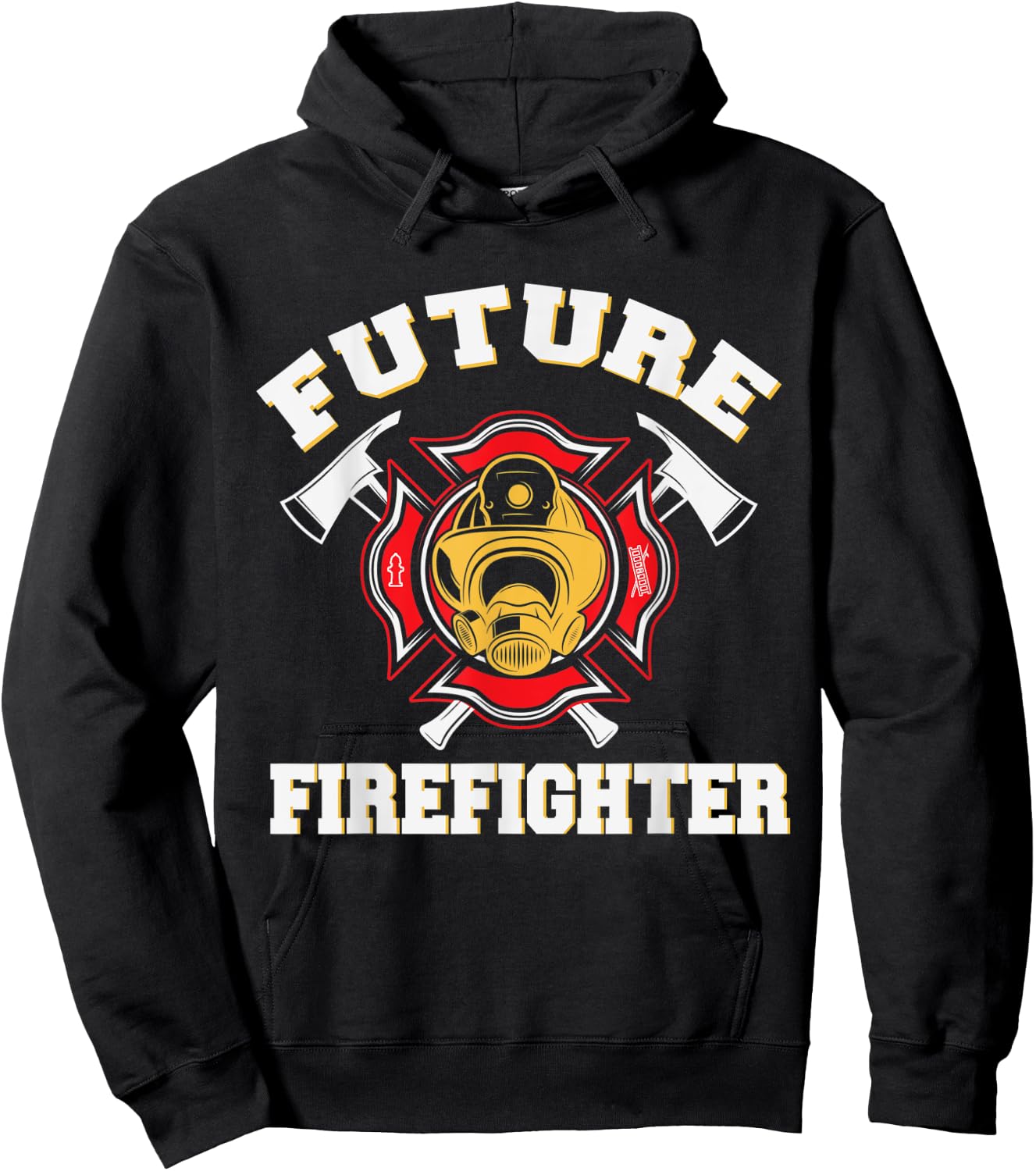 Future Firefighter Fireman Firefighter Day Gift Hoodie - Hoodie | Black