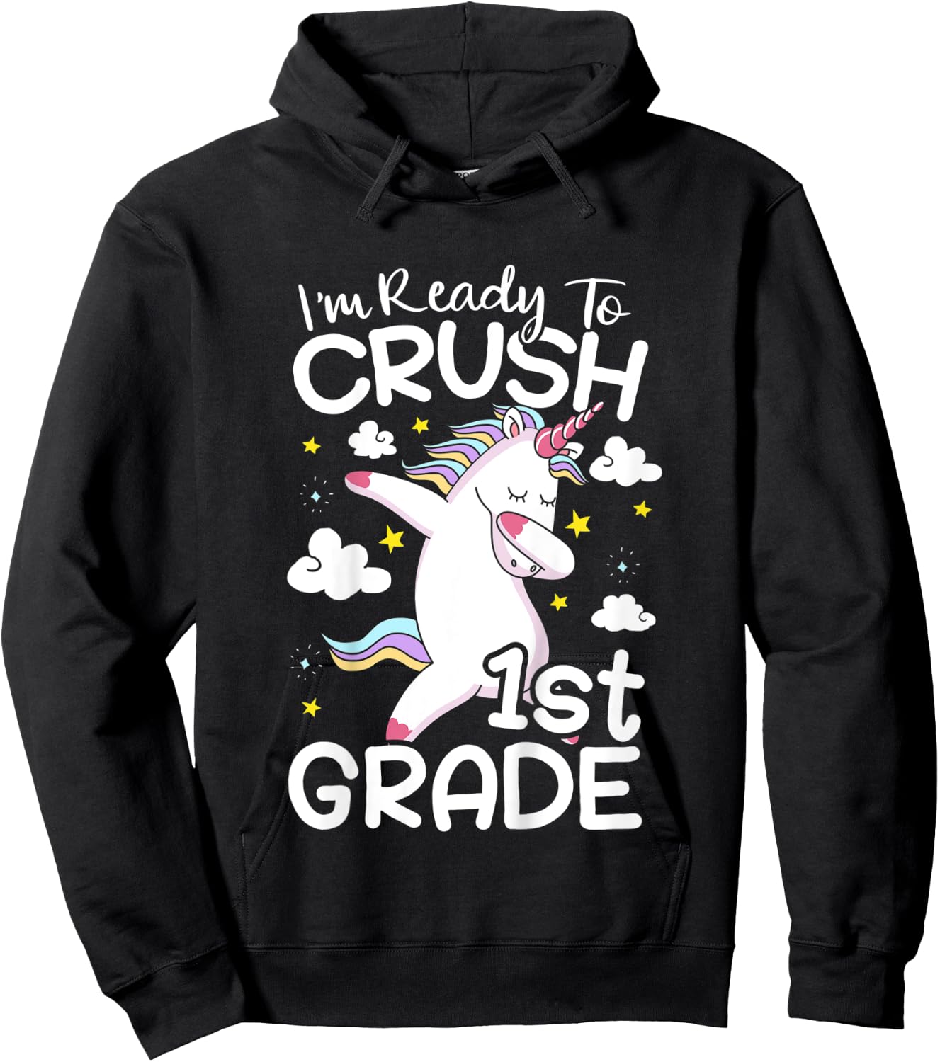 Kids I'm Ready To Crush 1st Grade First Day Of School Hoodie - Hoodie | Black