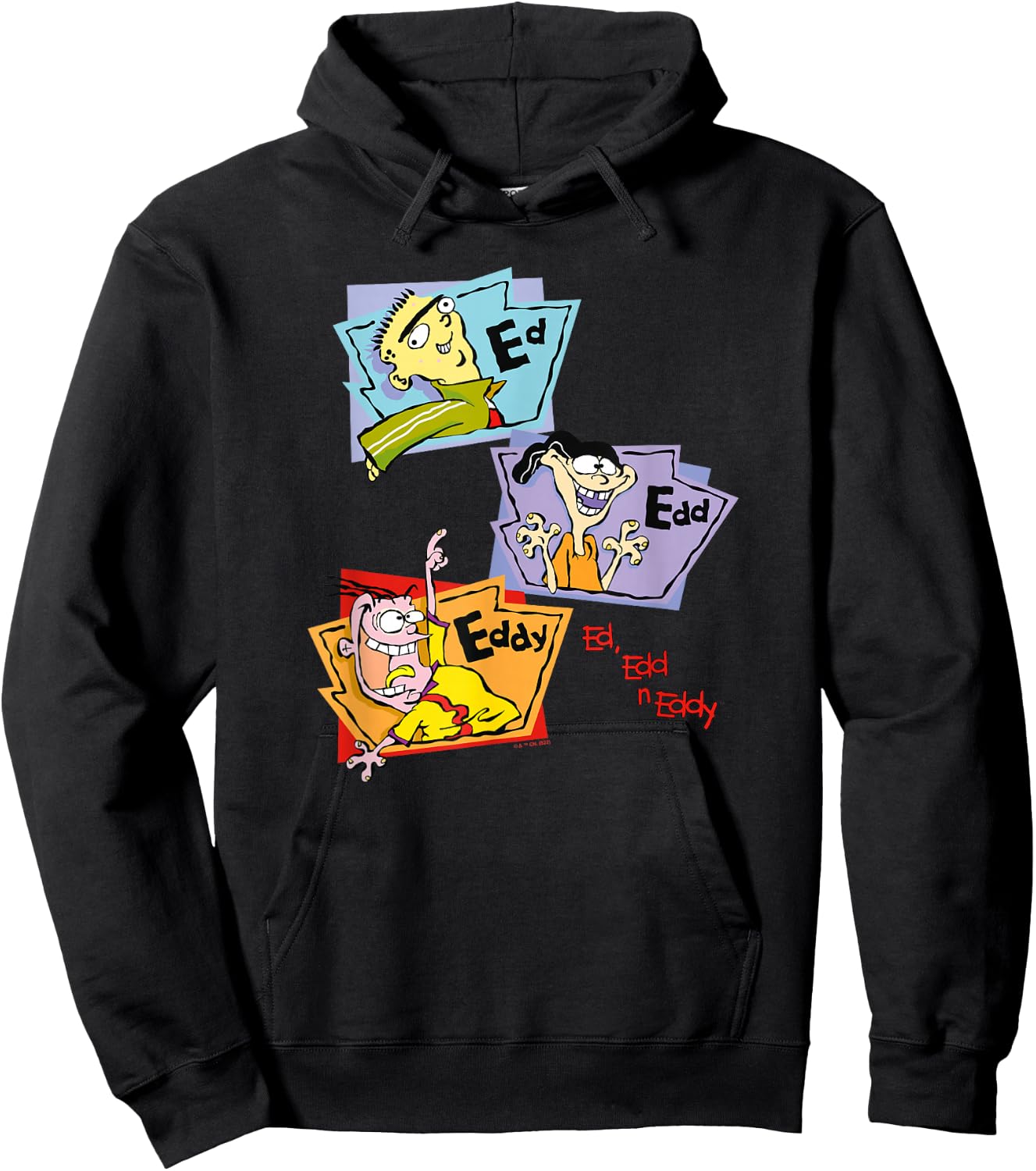 Ed, EDD n Eddy Stacked Group Panels Hoodie - Hoodie | Black
