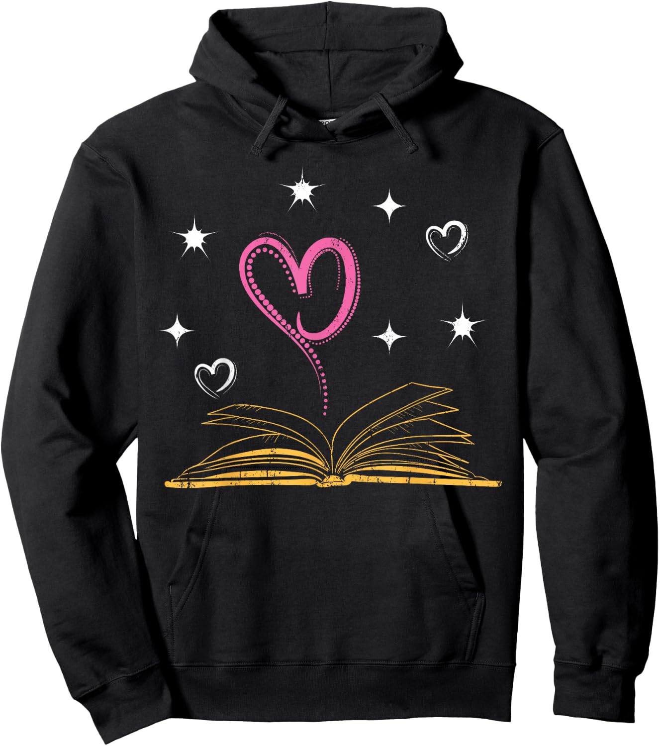 Library Book Nerd Bookworm Librarian Women Gift Reading Hoodie - Hoodie | Black
