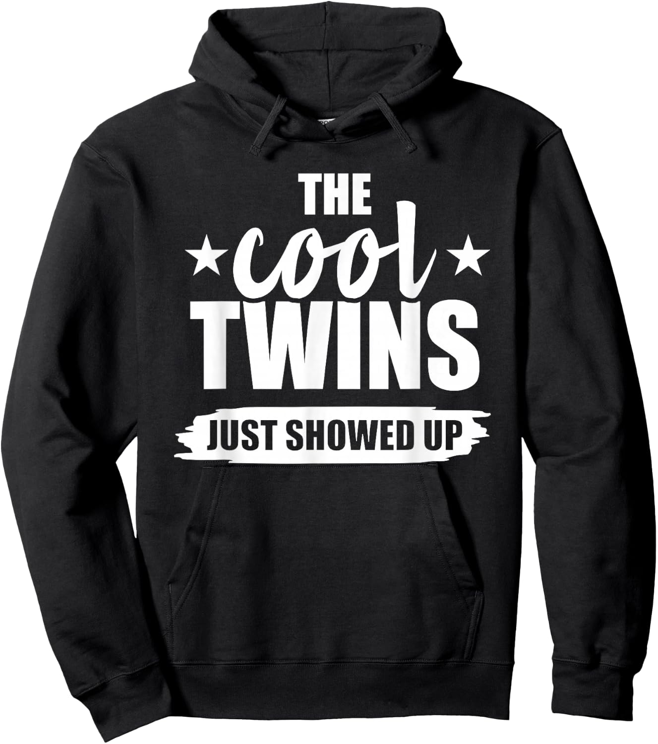 The cool twins just showed up Hoodie - Hoodie | Black