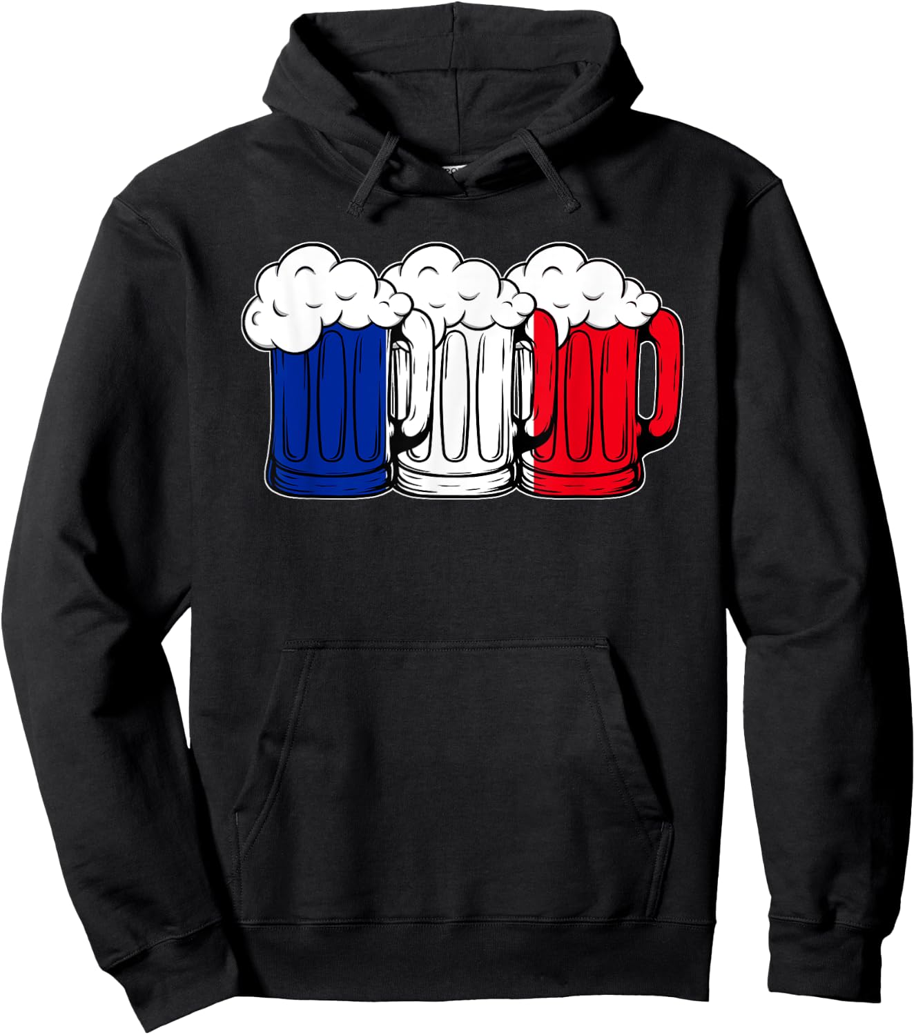 France Beer Drinking Team Hoodie - Hoodie | Black