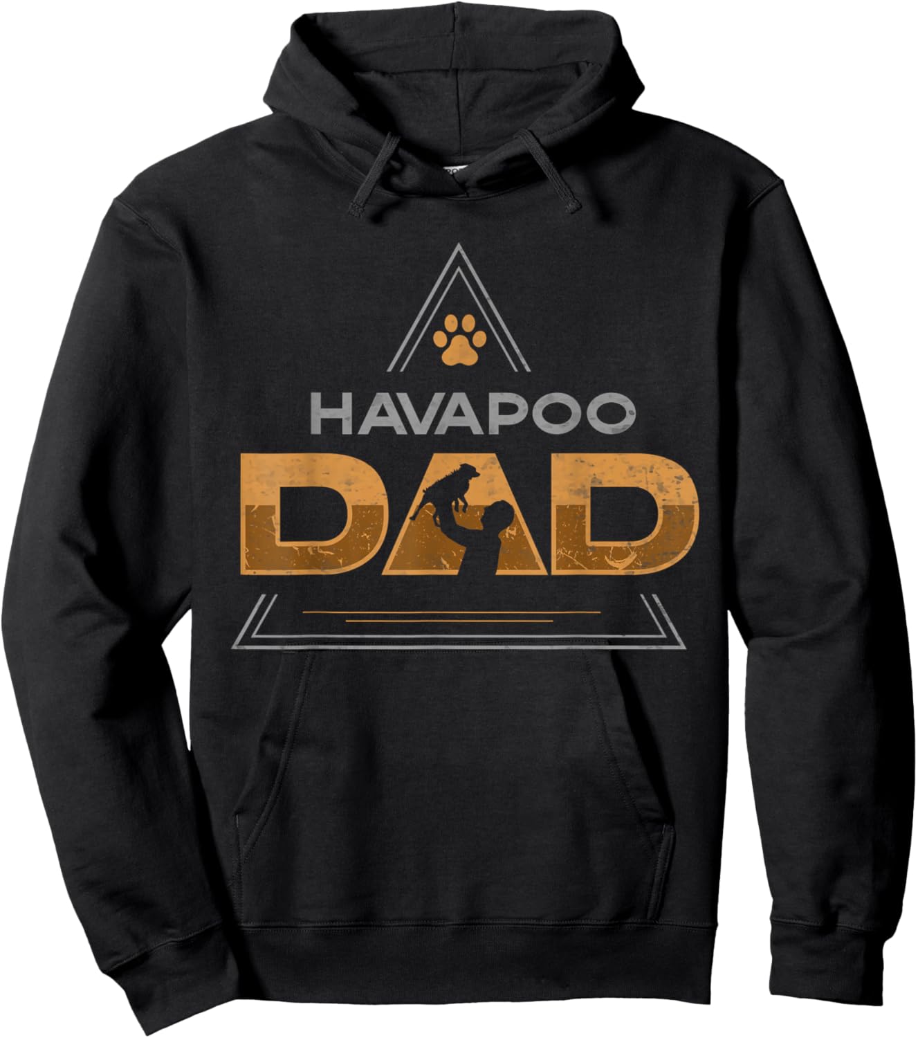 Havapoo Mom and Havapoo dad or havapoo Hoodie - Hoodie | Black