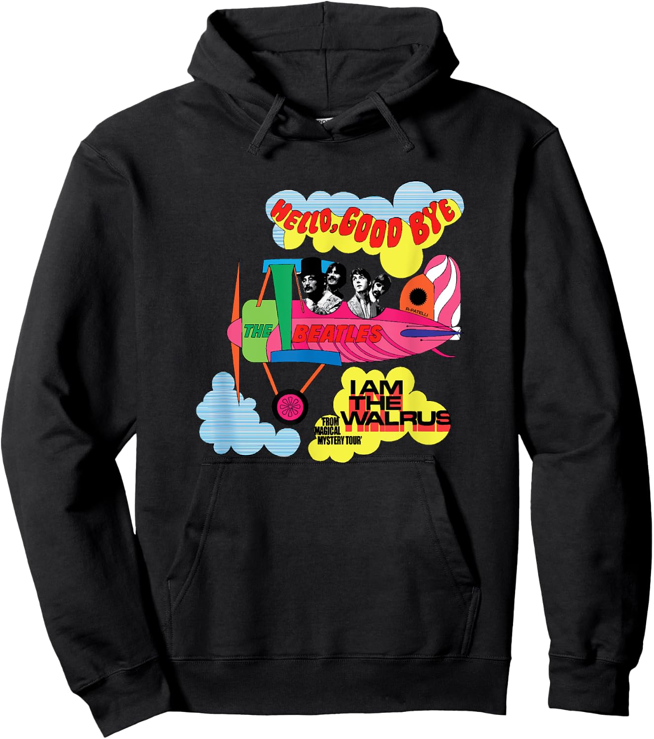 The Beatles - Hello Goodbye The Walrus Hoodie - Hoodie | Black