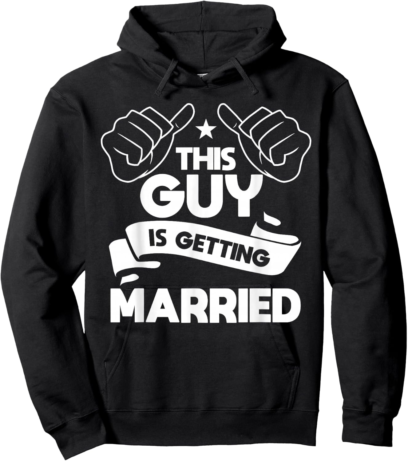 This Guy Is Getting Married Bachelor's Party Stag Night Hoodie - Hoodie | Black