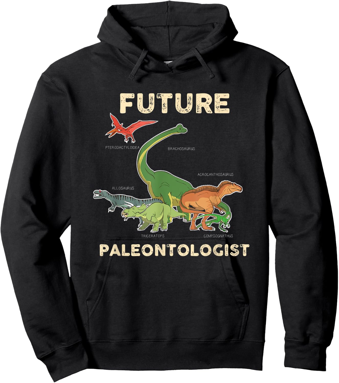 Future Paleontologist Shirt - Fossils Kids & Students Gift Hoodie - Hoodie | Black