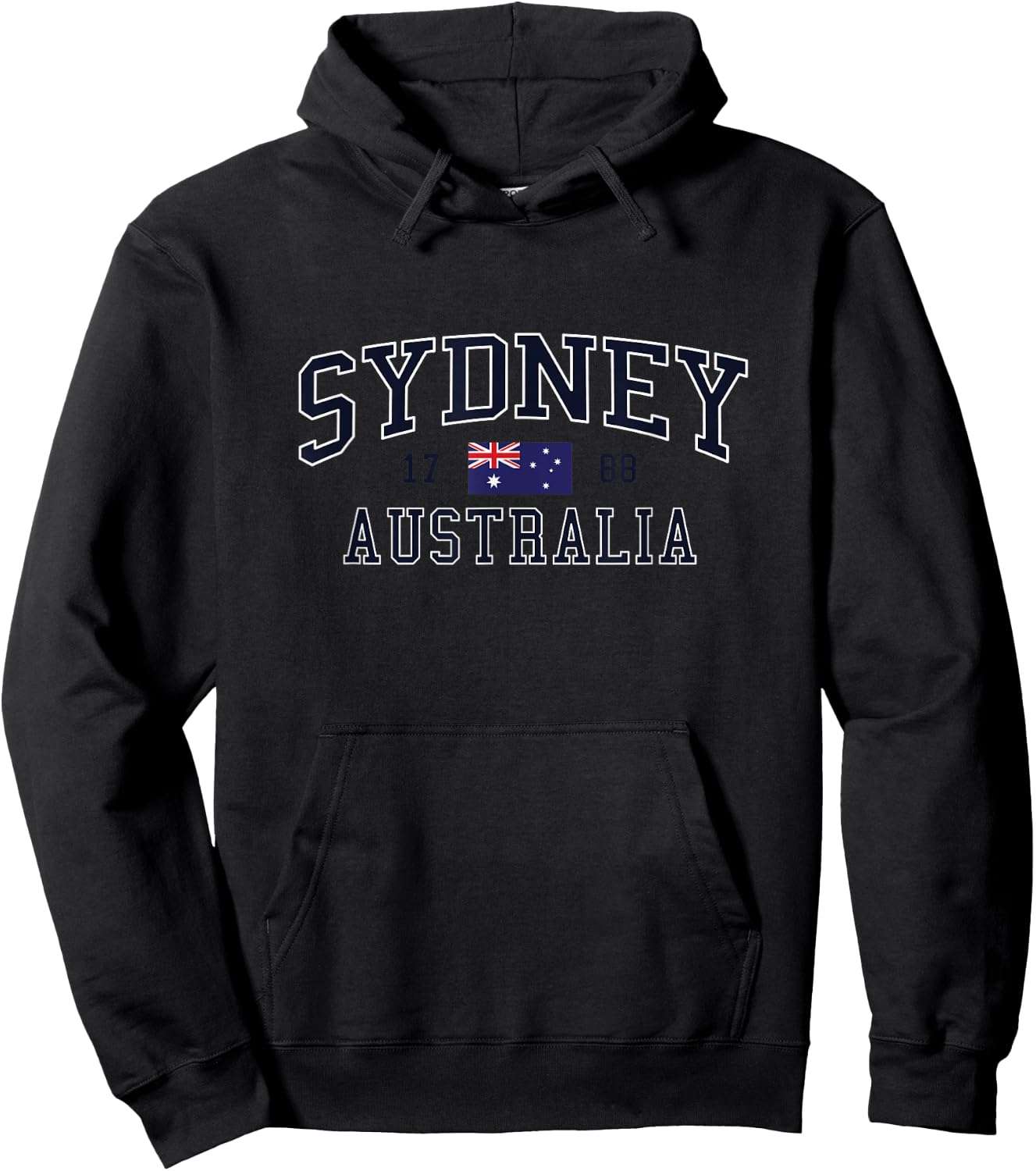 Sydney Australia Vintage Style Hoodie - Hoodie | Black