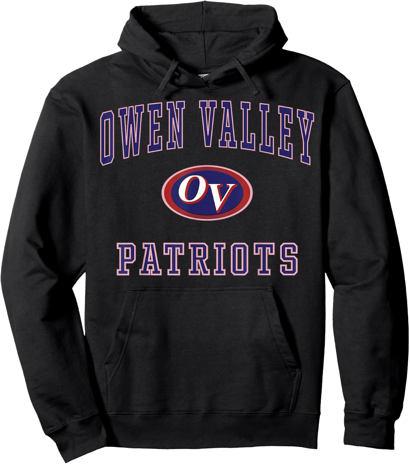 Owen Valley High School Patriots C1 Hoodie - Hoodie | Black