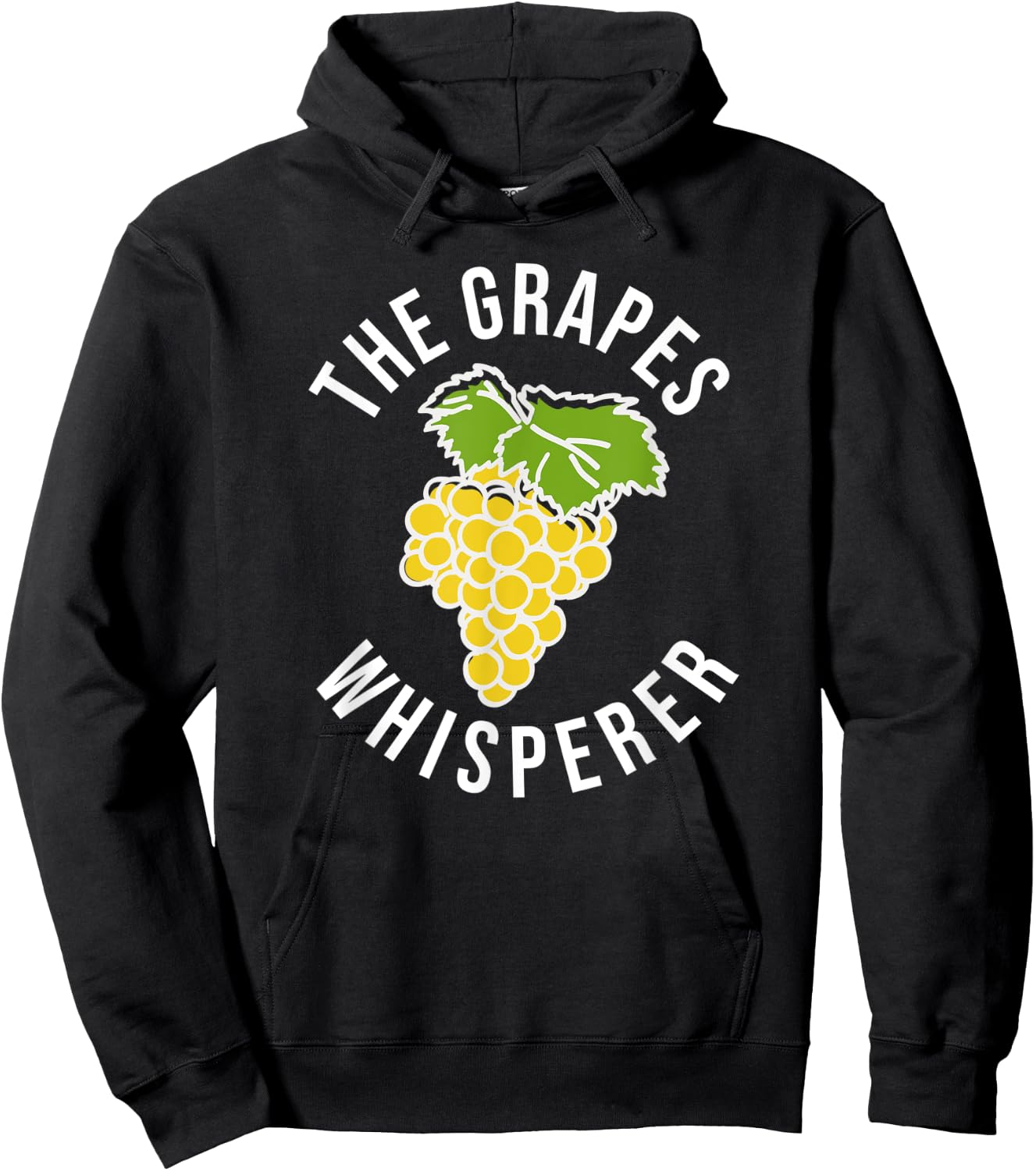 The Grapes Whisperer Funny Grape Farmer Hoodie - Hoodie | Black