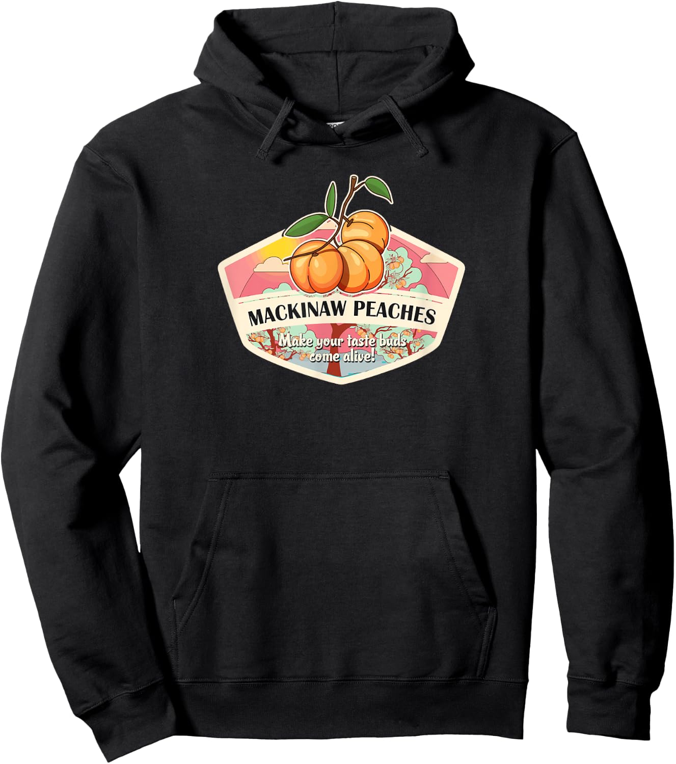 Mackinaw Peaches Hoodie - Hoodie | Black