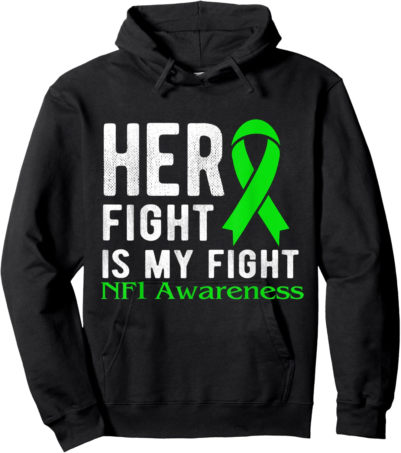 Her fight is my fight NF1 Hoodie - Hoodie | Black