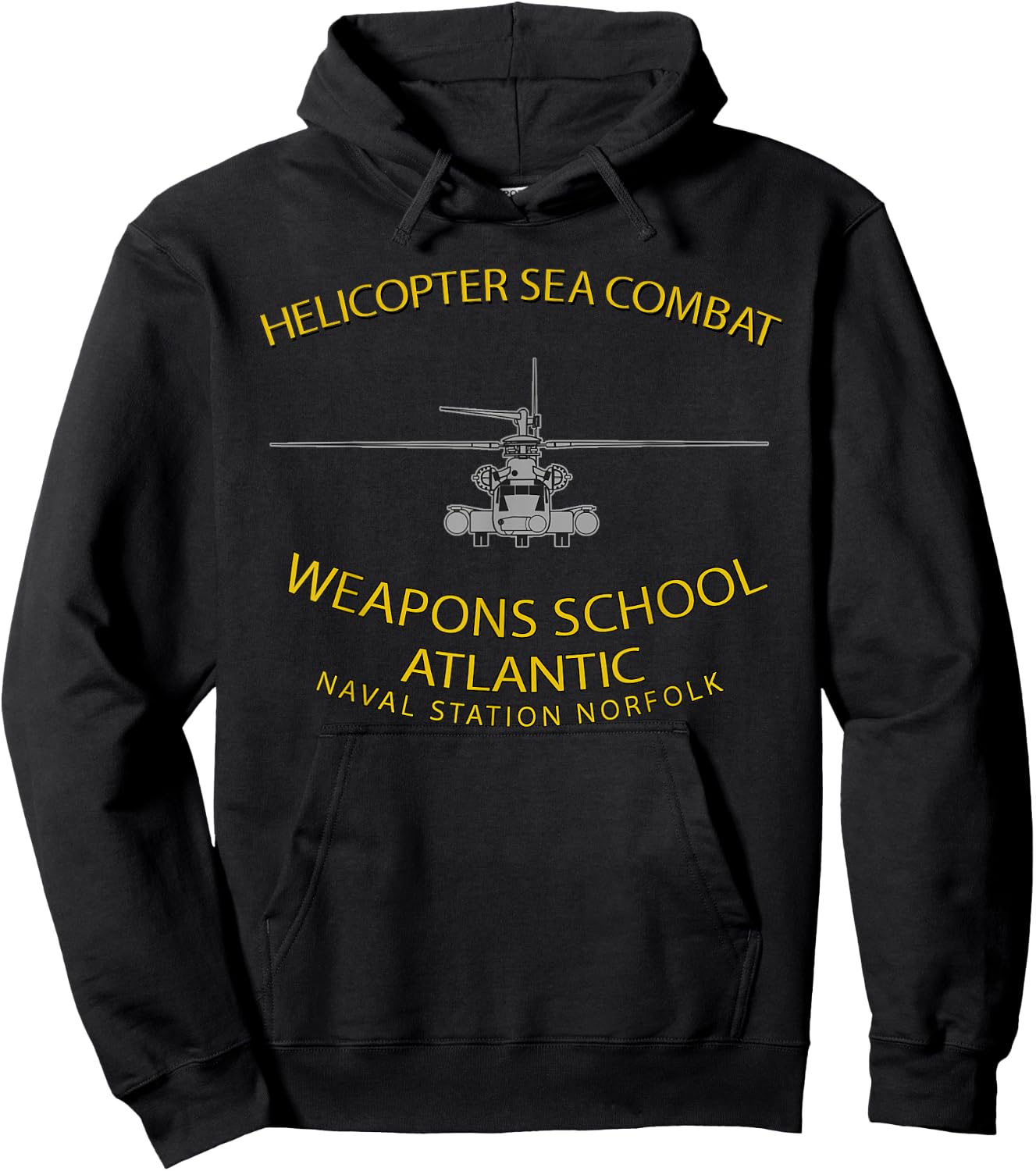 Helicopter Sea Combat Wpns School Atlantic MH-53 Hoodie - Hoodie | Black