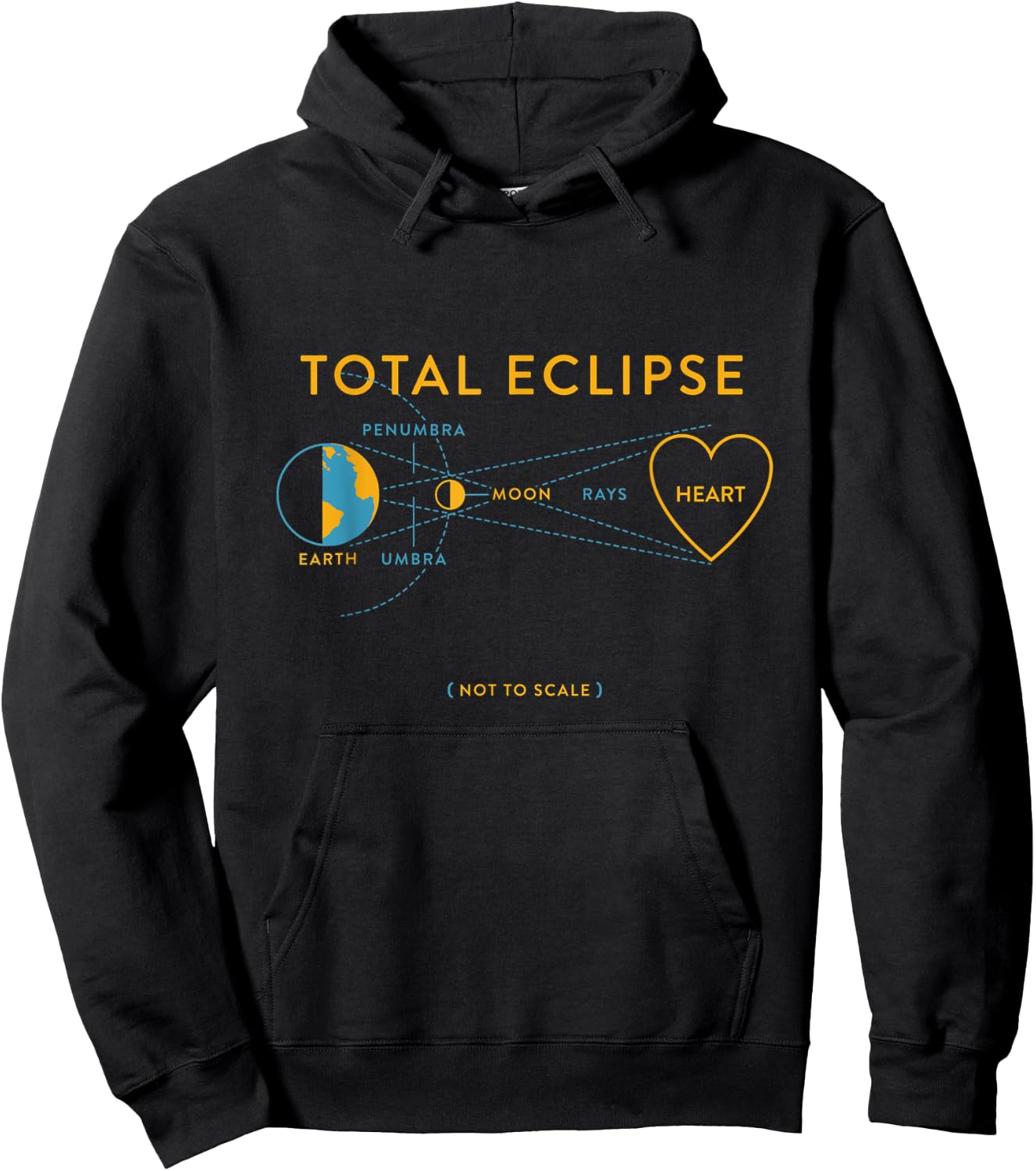 Total eclipse of the heart Hoodie - Hoodie | Black