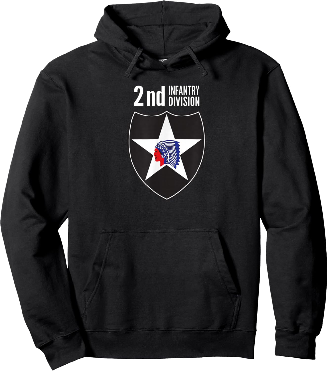 2nd Infantry Division United States Army South Korea Forces Hoodie - Hoodie | Black