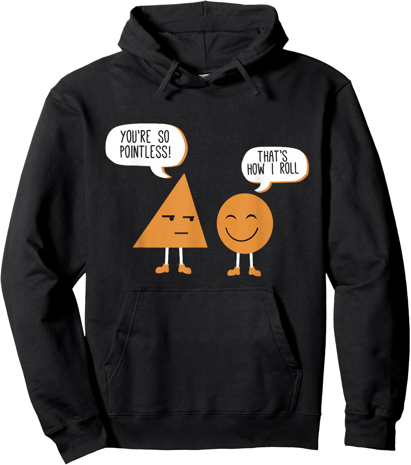 Math Shirt Funny Figures And Shapes You're So Pointless Hoodie - Hoodie | Black