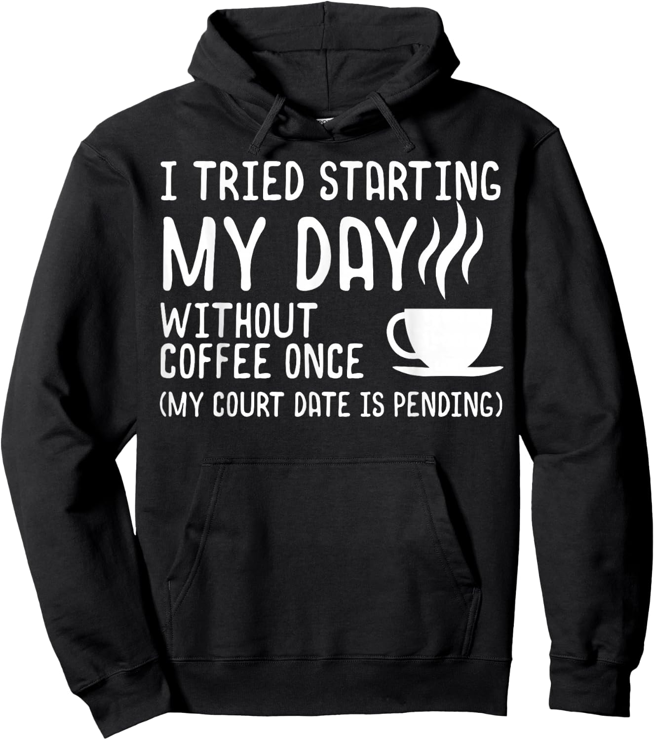 Funny Coffee Shirt Day without Coffee Coffee Hoodie - Hoodie | Black