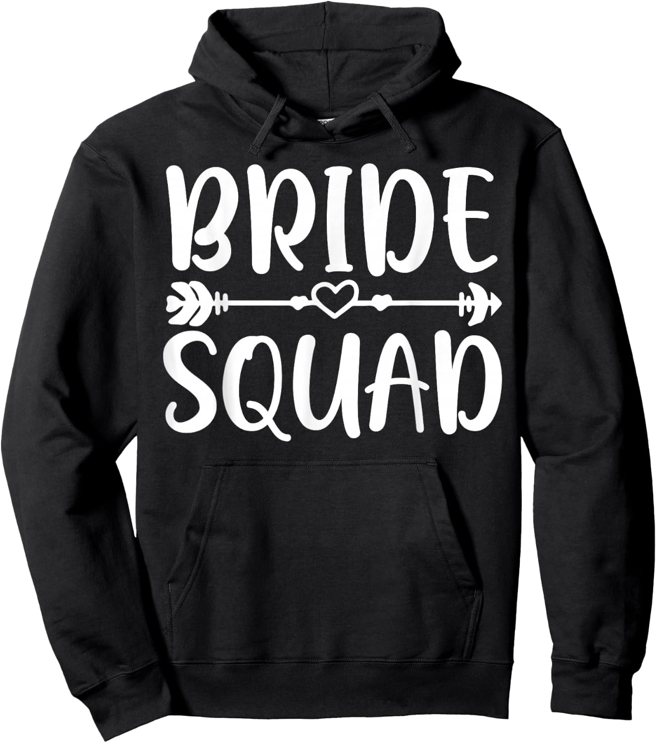 Bride Squad Wedding Party Hoodie - Hoodie | Black