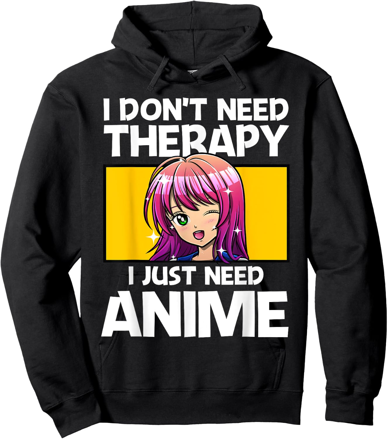 Anime Art Teen Girls Men Anime Merch Anime Lovers Hoodie - Hoodie | Black