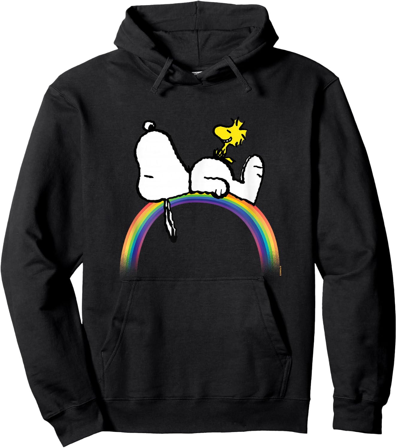 Peanuts - Snoopy Rainbow Hoodie - Hoodie | Black