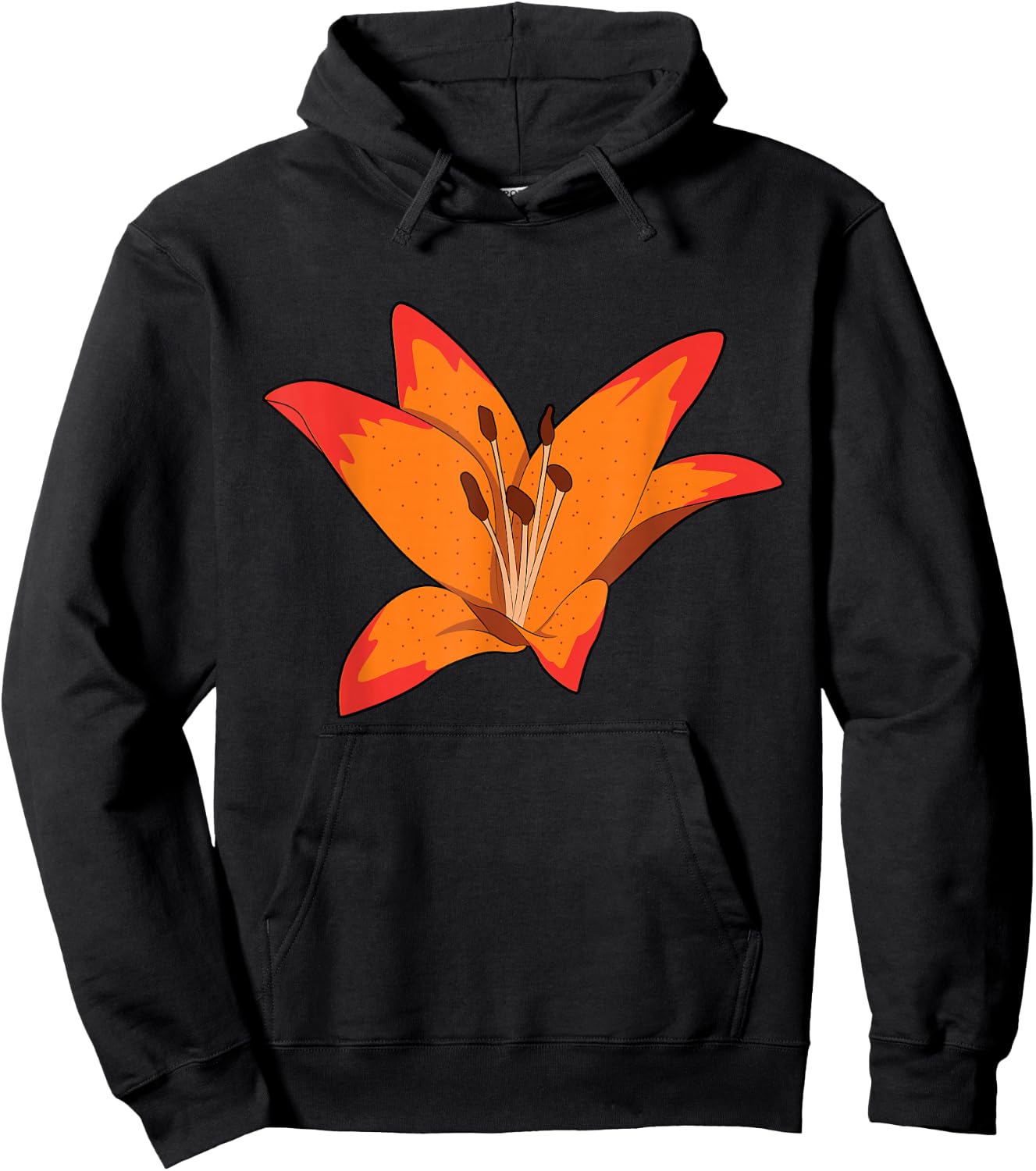 Tiger Lily Hoodie - Hoodie | Black