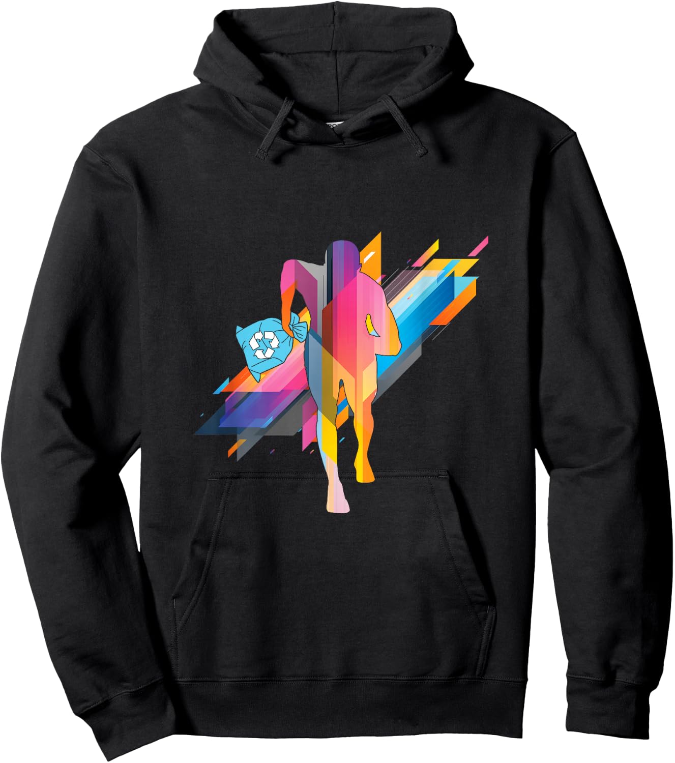 Plogging Nature Lover Health Enthusiast Environmentalist Hoodie - Hoodie | Black